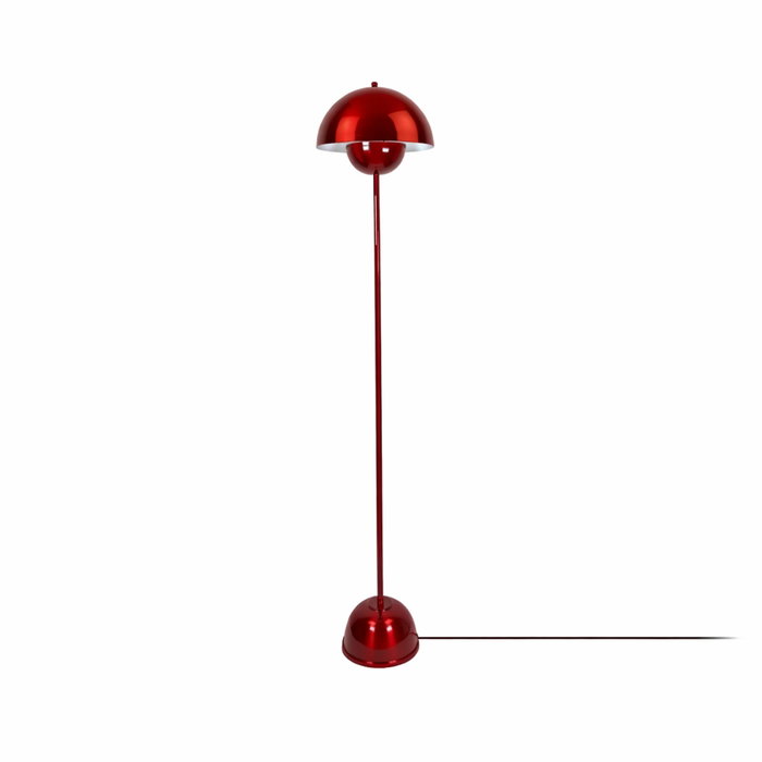 Opviq Lámpara de Pie de Metal Roja